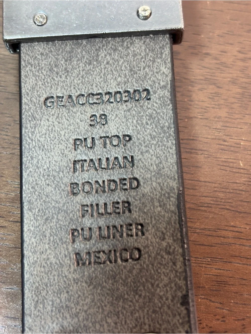 Classic Men's Black Grommet Leather Belt